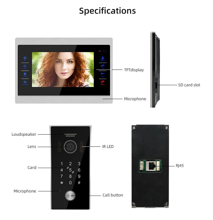 Touch Screen Indoor Monitor Touch Screen Indoor Monitor